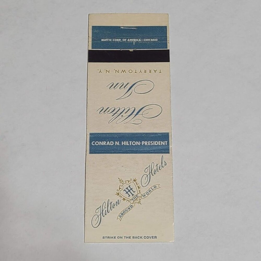 Vintage Matchbook Cover Hilton Inn Tarrytown New York NY - Picture 4 of 5